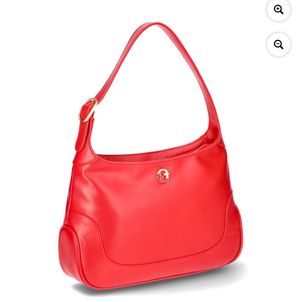 Time and Tru Bright Red Shoulder Crossbody Bag